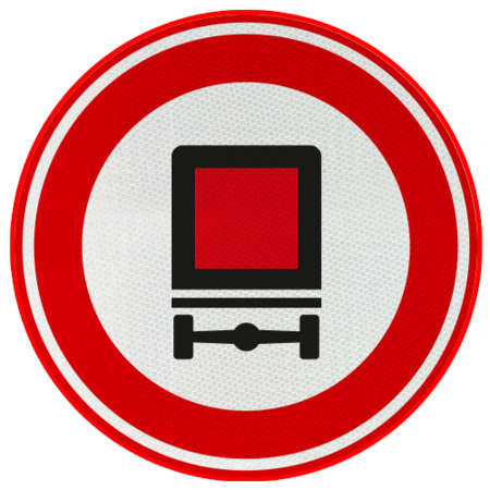 Verkeersbord RVV C22 - Gesloten voor voertuigen gevaarlijke stoffen