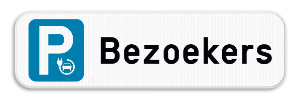 Parkeerplaats bord - Parking Bezoekers