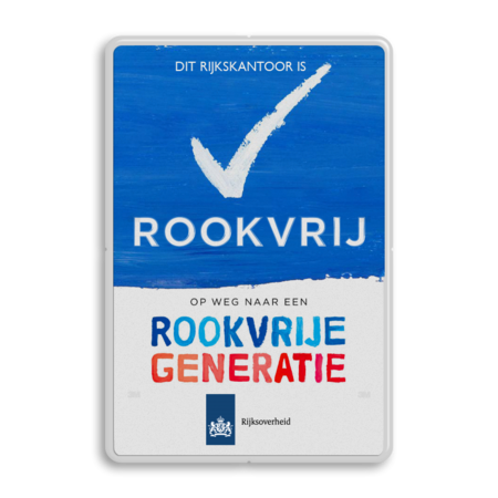 Informatiebord Rijksoverheid - Rookvrije Generatie