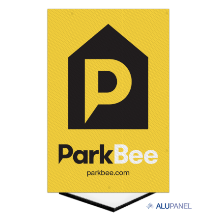 Parkbee parkeerplaats - Alupanel 2mm (vlak) - 2:3