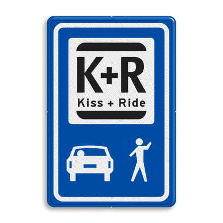 Informatiebord KISS & RIDE - pictogrammen