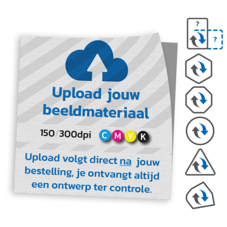 Vloersticker - anti slip - met eigen ontwerp