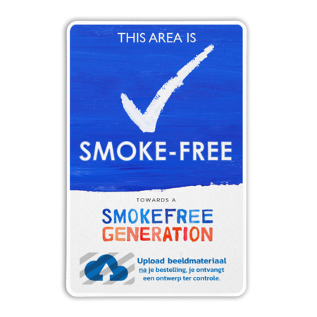 Informatiebord + eigen logo - Smoke-free Generation