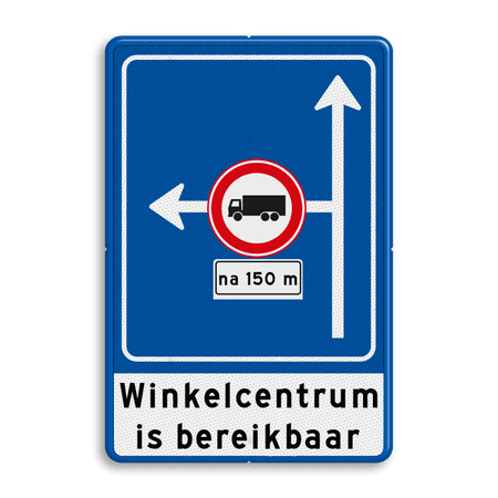 Verkeersbord RVV L10-02l met ondertekst