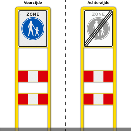 Zoneportaal RVV G07zb Type 1 - 530x670mm