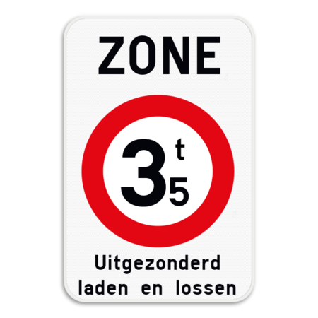 Verkeersbord SB250 ZC21T