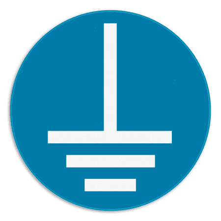 Gebodsbord - Aarding verplicht - M005