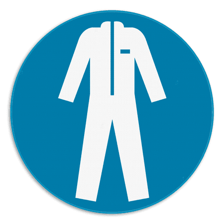 Gebodsbord - Beschermende werkkleding verplicht - M010