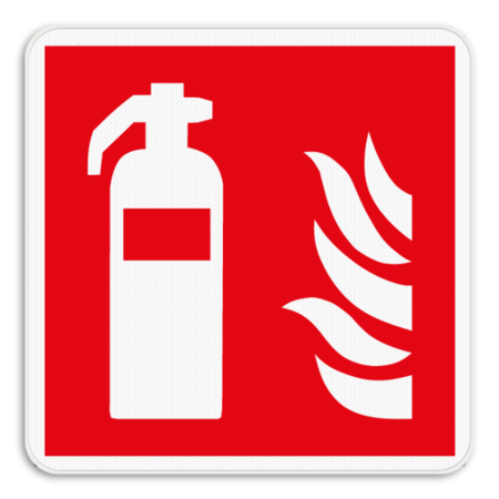 Brand bord F001 - Brandblusser