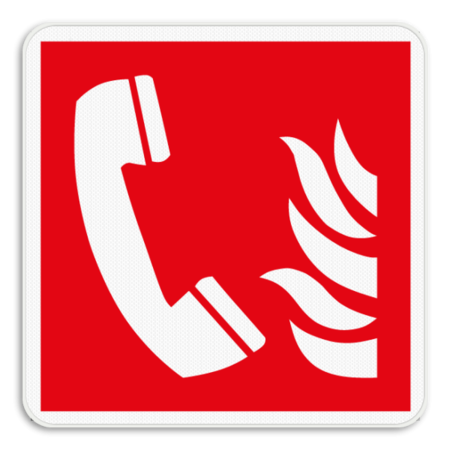 Panneau d'incendie - F006 - Téléphone à utiliser en cas d'incendie