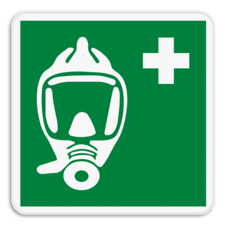 Panneau de sauvetage - E029 - Appareil respiratoire pour l’évacuation d’urgence
