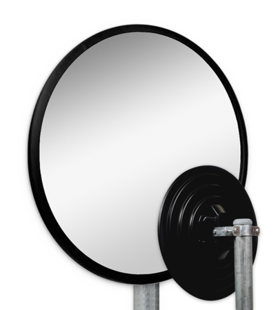 Miroir de sécurité Ø600mm avec support 48-90mm