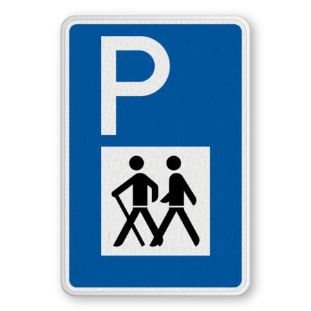 Richtzeichen 317 - Wandererparkplatz