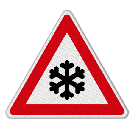 Gefahrzeichen 101-51 - Schnee- oder Eisglätte