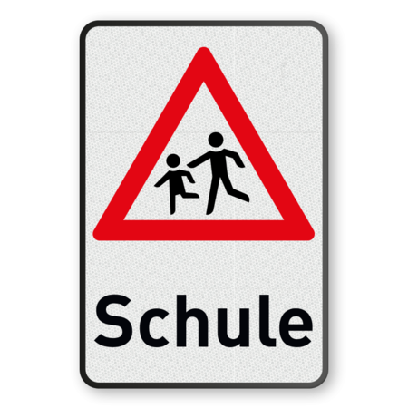 Warnschilder - Achtung, Kinder! Schule