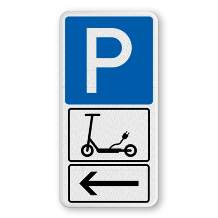 Parkschilder - Parkplatz nur für E-Roller / E-Scooter