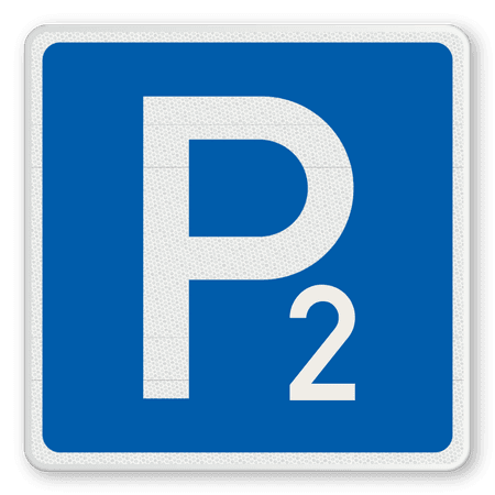 Richtzeichen 314 - Parken mit Nummer