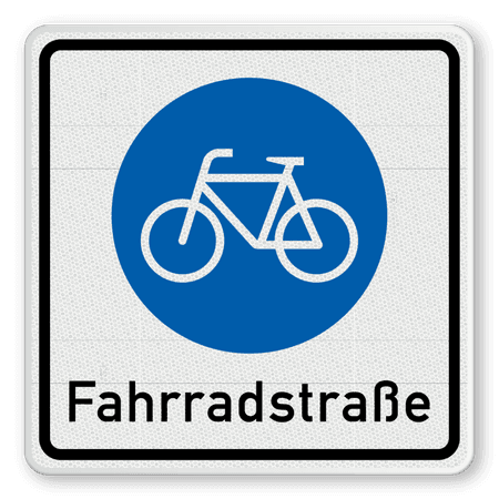 Vorschriftszeichen 244.1 - Beginn einer Fahrradstraße