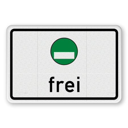 Verkehrszusatzeichen 1031-52 - Freistellung vom Verkehrsverbot nach § 40 Abs. 1 BlmSchG – grüne Plakette frei
