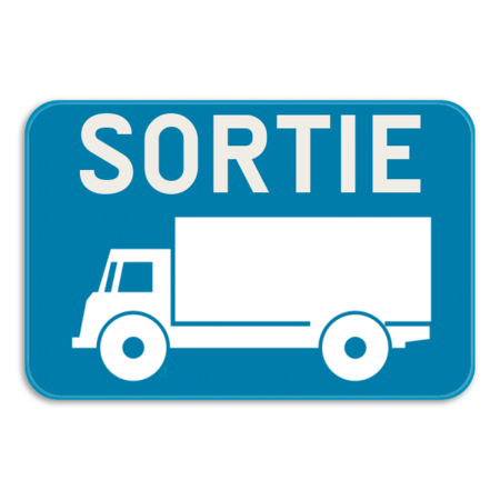 Panneau SB250 - G type III - Sortie de camion