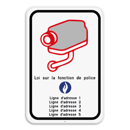 Surveillance par caméra Belge - Loi du commissariat de police