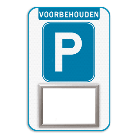 Informatiebord 2:3 reflecterend incl. klickkader