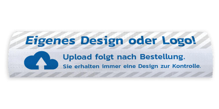 Hinweisschild Radanschlag Beton mit eigenes Design - breidte 600mm