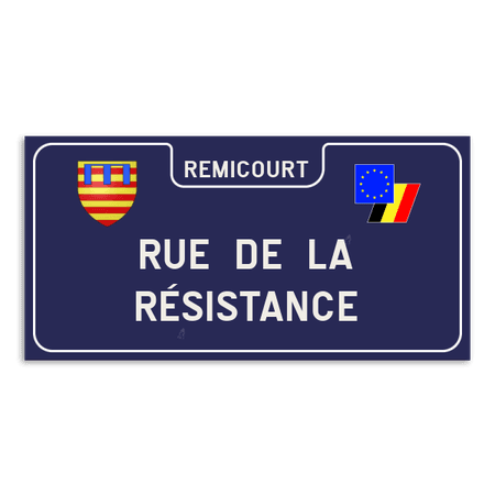 Plaque de rue - Remicourt - Personnalisable