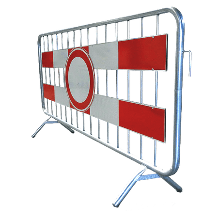 Verzinkt stalen dranghek met C01 en aluminium stroken met klasse 3 reflectie