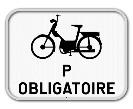 Panneau G2000 - M13 - Obligation pour les cyclomoteurs