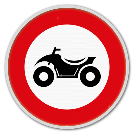 Panneau G2000 - C6 - Accès interdit aux conducteurs de quads