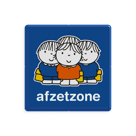 Attentiebord Dick Bruna - afzetzone - LV.AB.G17