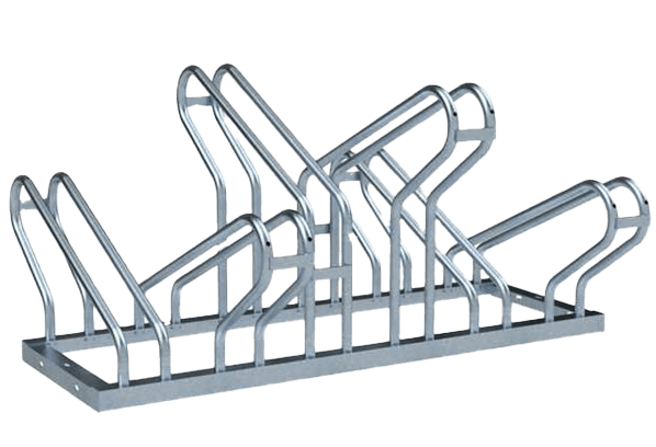 Fietsenrek staal - 3 fietsen - dubbelzijdig