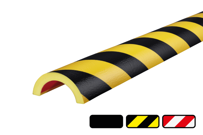 Protection des tuyaux en plastique - Ø50mm type R50 - longueur 1 mètre autocollant
