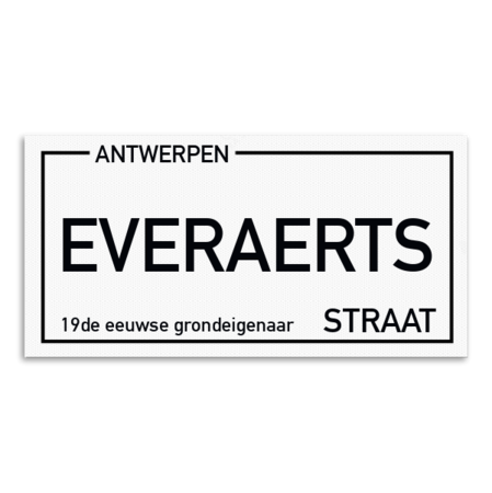 Straatnaambord Antwerpen