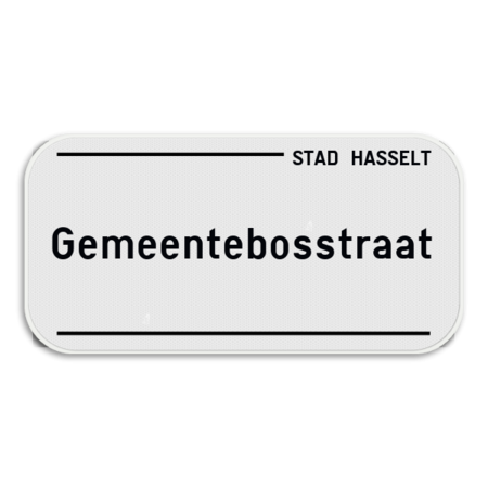 Straatnaambord SB250 Hasselt (nieuw)