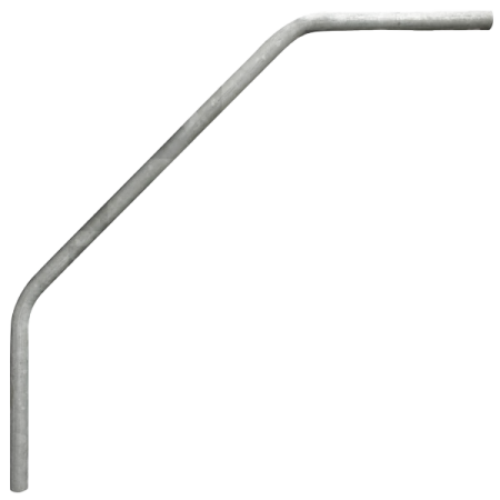 Schoorpaal staal - 1500mm - buis Ø48mm