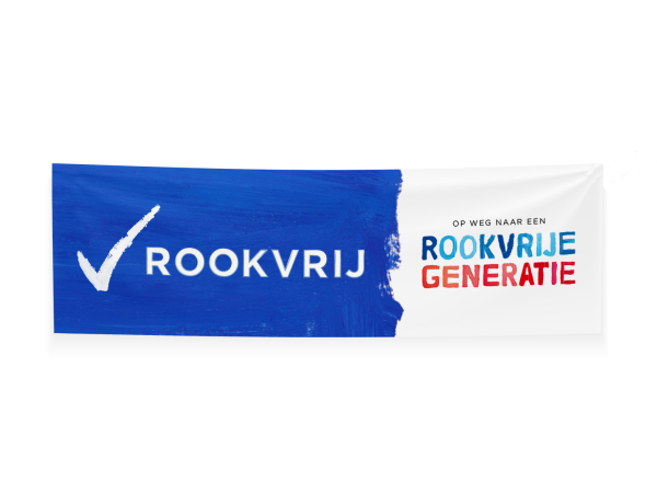 Spandoek Rookvrije Generatie - 4000x800mm