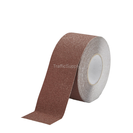 Vloertape bruin anti-slip - rol 18,3 meter