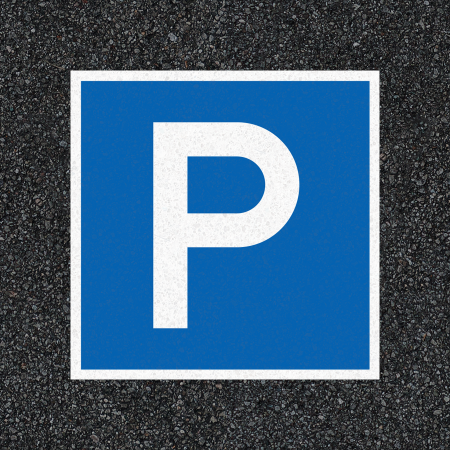 Thermoplast wegmarkering - Parkeergelegenheid