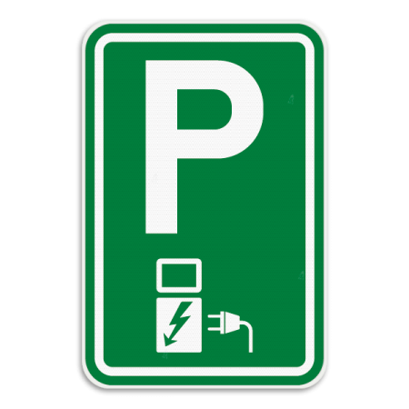 Panneau de stationnement - Borne de recharge