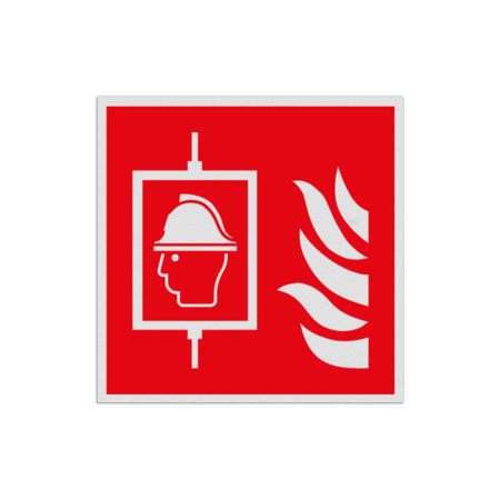 Veiligheidspictogram F017 - Brandweerlift - reflecterend