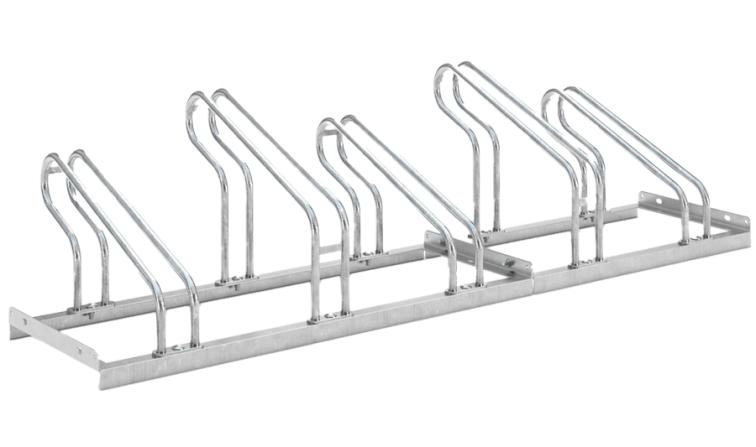 Fietsenrek staal - 5 fietsen - enkelzijdig