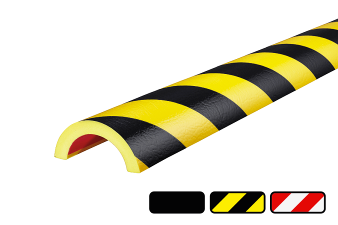 Buisbescherming PU-schuim Ø50mm type R50 - lengte 1 meter zelfklevend