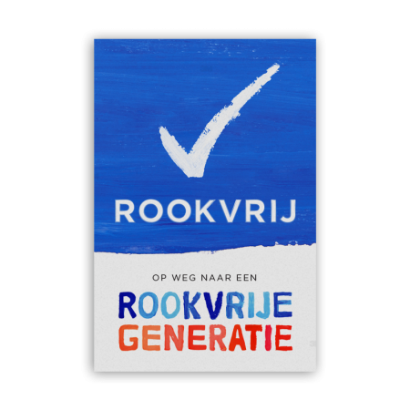 Vlak bord of sticker Rookvrije Generatie