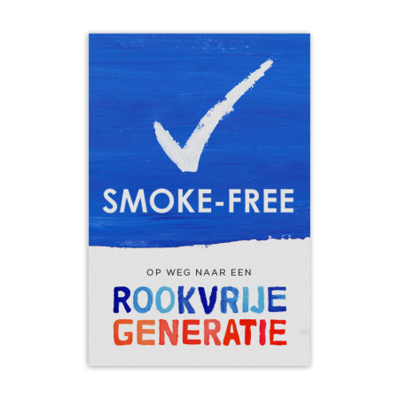 Vlak paneel of sticker SMOKEFREE GENERATION - BASIC