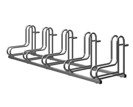 Fietsenrek staal voor 5 fietsen - type CycLe