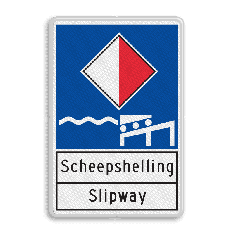 Scheepvaartbord - Informatie scheepshelling