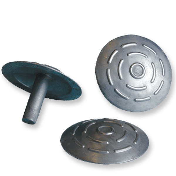 Clou podotactile en aluminium Ø100mm sans réflecteur