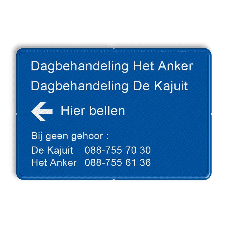 Bewegwijzering 3:2  UMC - locatie / toelichtingen